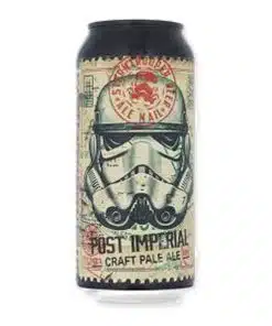 Stormtrooper Beer Post Imperial Pale Ale is een lichte en smaakvolle session Pale Ale (4%) met fris fruit en een zachte bitterheid. Ideaal als dorstlesser.