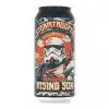 Stormtrooper Beer Rising Son is een Hazy IPA (7,4%) vol citrus en tropisch fruit. Zacht, aromatisch en verrassend fris.