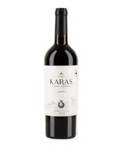 Karas Areni is een elegante rode wijn uit Armenië, gemaakt van de inheemse Areni-druif. Rood fruit, zachte tannines en minerale finesse.