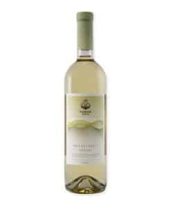 Vaziani Rkatsiteli is een frisse, fruitige witte wijn uit Kakheti, Georgië. Aroma’s van appel, peer en citrus met een levendige afdronk.