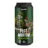 Laugar Post Mortem is een krachtige Imperial Pastry Stout (11%) met tonen van cacao, vanille en koffie. Rijk, romig en verleidelijk.